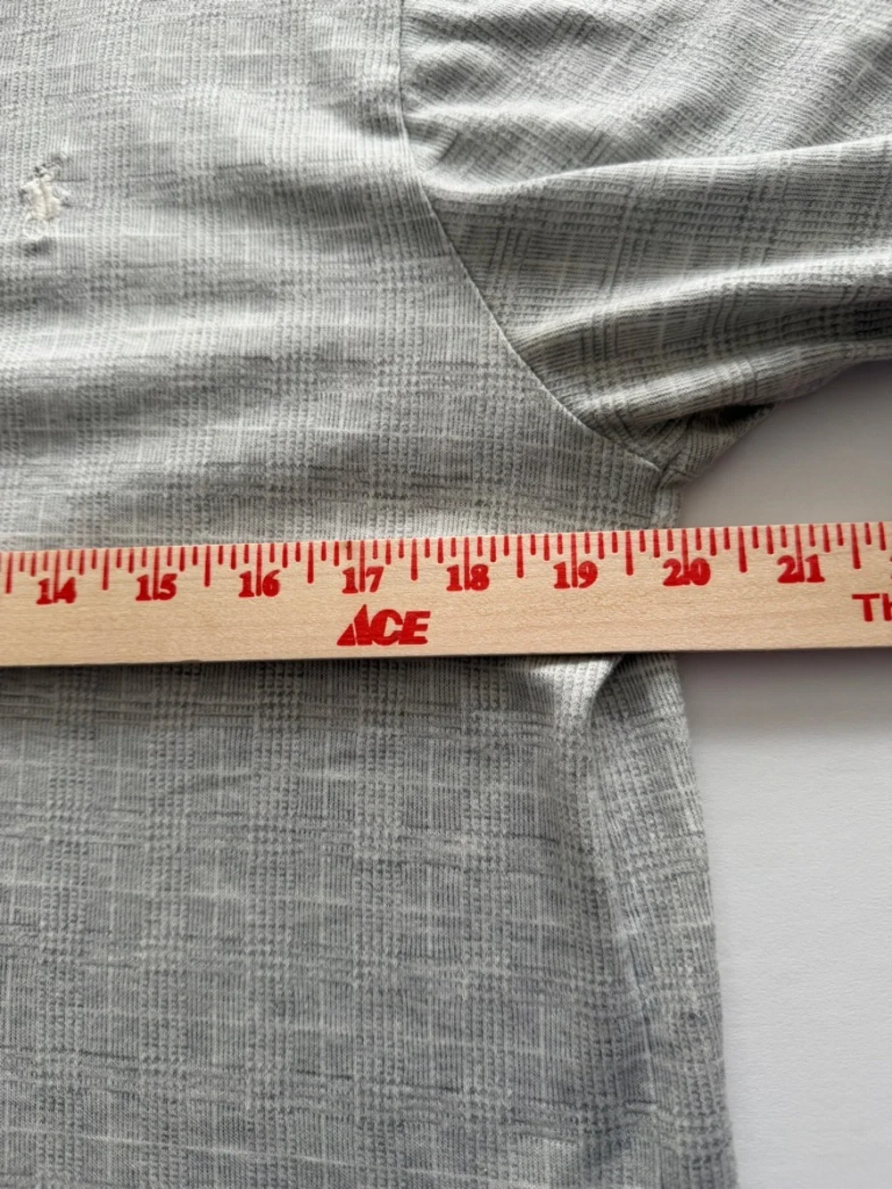 Ralph Lauren Light Gray Polo Shirt with Subtle Texture